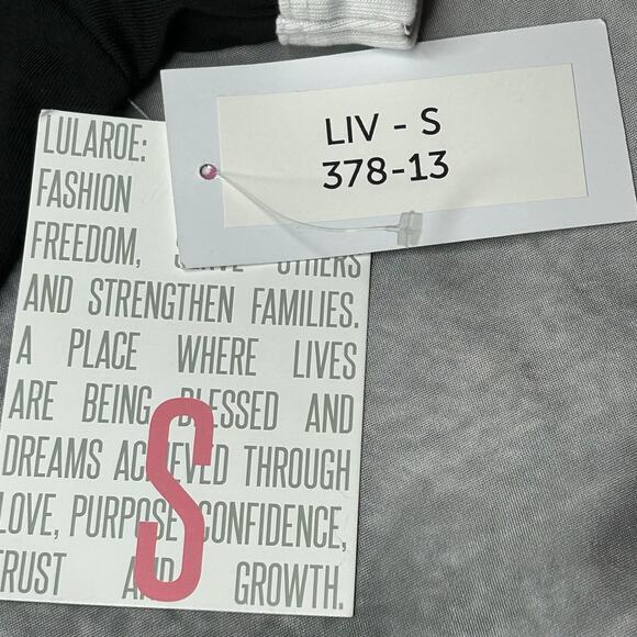 NEW Lularoe T Shirt Top Women Sm Runs Large Black White Medical Theme Comfy - Picture 4 of 7